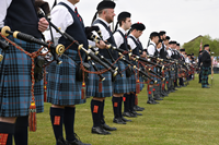 Pipers - Gourock Highland Games Sunday 8 May 2016